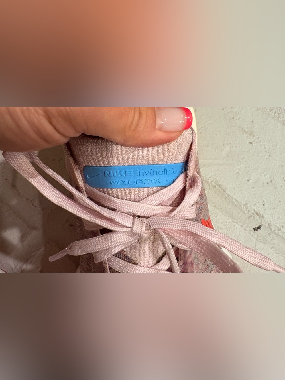 Nike ZoomX Invincible Run Flyknit 3 Pink/Blue/Orange Running Shoes Women’s 6.5 - Picture 8 of 10